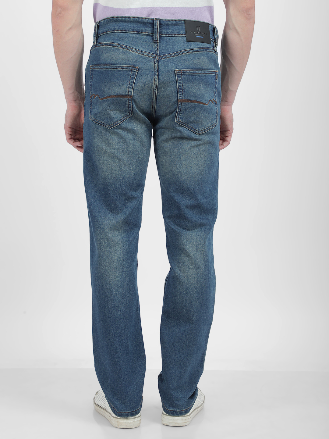 Numero Uno Men Faded Blue Jeans